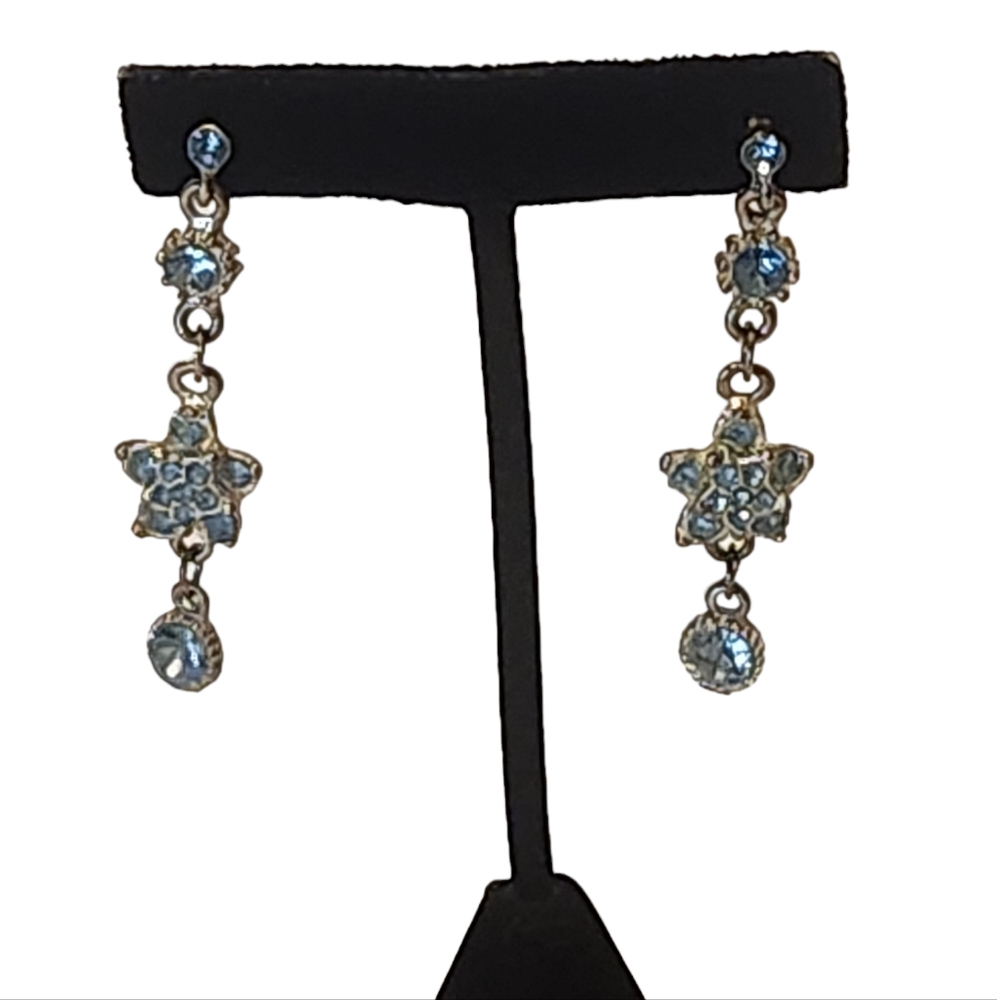 Vintage Crystal Drop Earrings